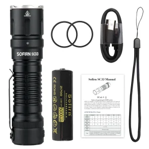LED Flashlight Tactical Tail E-switch