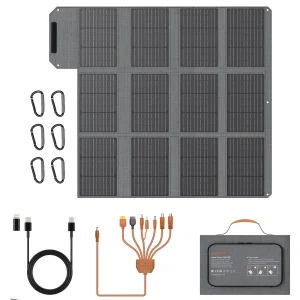 120W / 40W Portable Solar Panel, 19V Foldable