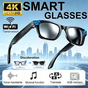 AI Smart Video Glasses with Camera