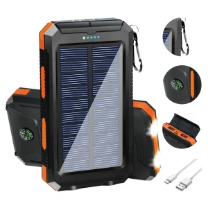 20000mAh Solar Power Bank Portable