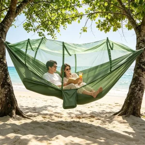 Camping Garden Hammock With Mosquito Net