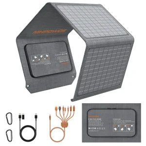 40W Foldable Solar Panel 5V USB