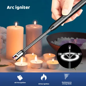 USB Rechargeable Arc Lighter Windproof Flexible